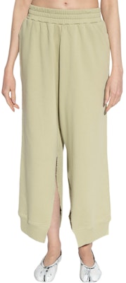 (Women) MM6 Maison Margiela Solid Elastic Jogger Knit Pants Women Lime Green S52KA0489S25537724 Details for (Women) MM6 Maison Margiela Solid Elastic Jogger Knit Pants Women Lime Green S52KA0489S25537724