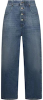 (Women) MM6 Maison Margiela Solid High-Waisted Straight Jeans Dark Blue S52LA0235M30018965 (Women) MM6 Maison Margiela Solid High-Waisted Straight Jeans Dark Blue S52LA0235M30018965