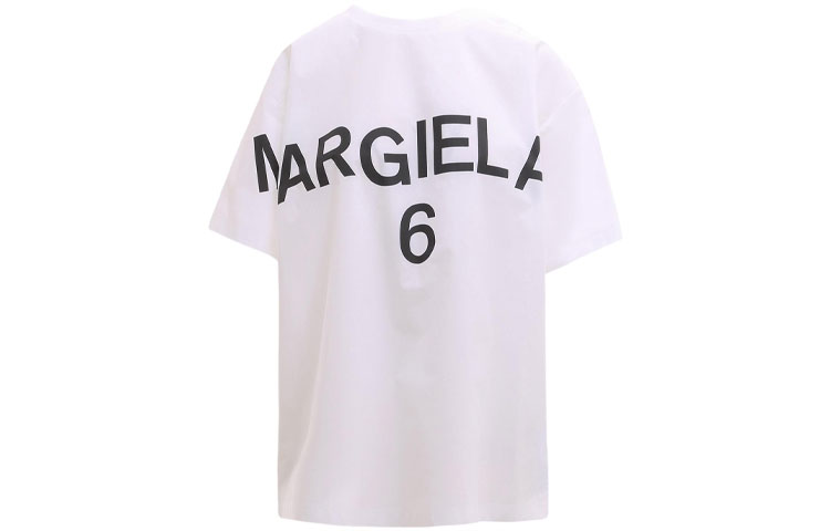 Order (W) MM6 Maison Margiela SS22 印花標誌白色短袖T恤 S52NC0280S47294-100