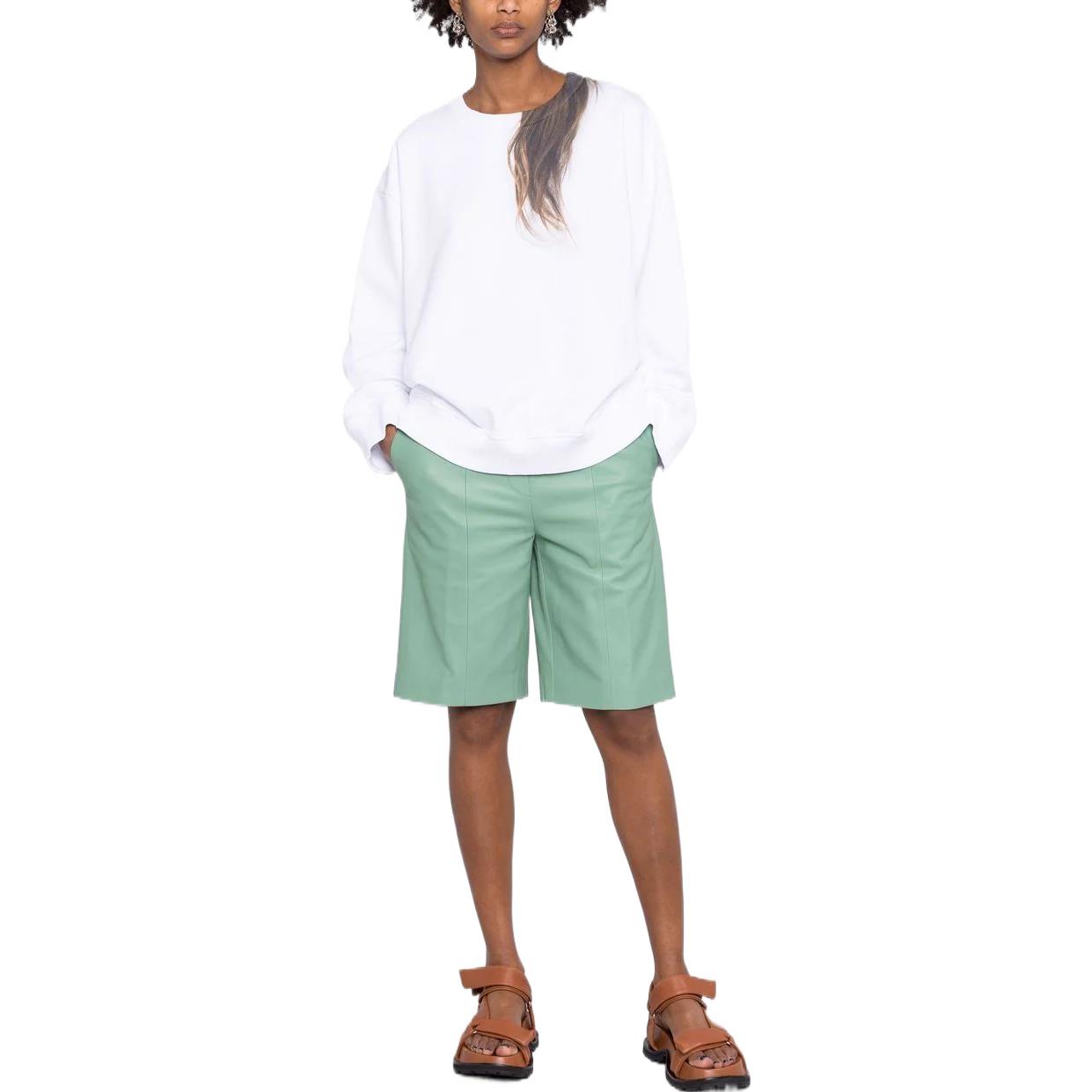 Lookbook (Women) MM6 Maison Margiela SS22 Hair Print White Long Sleeve Pullover Tee Women S52GU0158S25337100