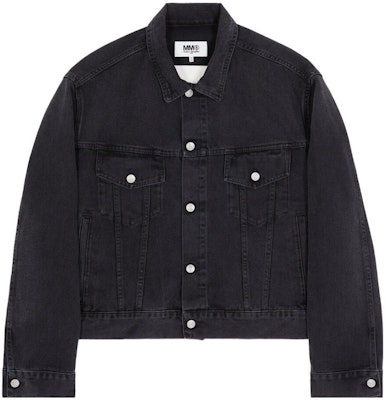 (W) MM6 Maison Margiela SS23 黑色牛仔外套配扣式設計 S52AM0228S30743-900 Buy (W) MM6 Maison Margiela SS23 黑色牛仔外套配扣式設計 S52AM0228S30743-900