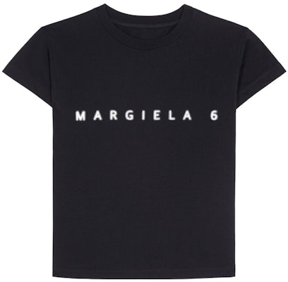 (Women) MM6 Maison Margiela SS23 Black Logo Print Short Sleeve T-Shirt. S52GC0265S24312900 Buy (Women) MM6 Maison Margiela SS23 Black Logo Print Short Sleeve T-Shirt. S52GC0265S24312900