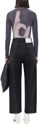 (Women) MM6 Maison Margiela SS23 Relaxed Fit Blue Denim Jeans. S52LA0186S30743-900 Shop (Women) MM6 Maison Margiela SS23 Relaxed Fit Blue Denim Jeans. S52LA0186S30743-900