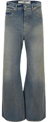 (Women) MM6 Maison Margiela SS23 Washed Flared Mid-Rise Jeans Blue S62LB0131S30828962 Order (Women) MM6 Maison Margiela SS23 Washed Flared Mid-Rise Jeans Blue S62LB0131S30828962