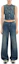 Lookbook (Women) MM6 Maison Margiela SS24 Wide-Leg Mid-Rise Blue Denim Jeans S52KA0482S30888-961