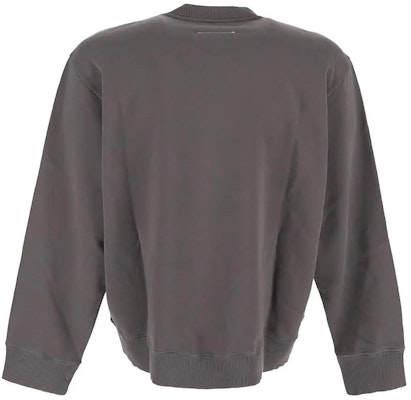 (W) MM6 메종 마르지엘라 SS24 디지털 로고 프린트 크루넥 스웨트셔츠 여성 다크그레이. S52GU0221S25537803 Lookbook (W) MM6 메종 마르지엘라 SS24 디지털 로고 프린트 크루넥 스웨트셔츠 여성 다크그레이. S52GU0221S25537803