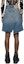 Shop (Women) MM6 Maison Margiela SS24 Faded High-Waisted Denim Skirt Women Indigo Blue. S52ME0019S30589-INDIGO