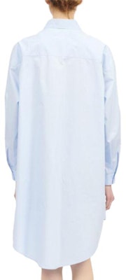 (W) MM6 Maison Margiela SS24 Baju Kurung Oversized Wanita Logo Minimal Biru Muda S52CT0780S47294479 Shop (W) MM6 Maison Margiela SS24 Baju Kurung Oversized Wanita Logo Minimal Biru Muda S52CT0780S47294479