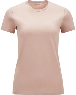 (Women) Moncler Basic Crew Neck Short Sleeve T-Shirt Light Pink. J10938C73200V805851J Buy (Women) Moncler Basic Crew Neck Short Sleeve T-Shirt Light Pink. J10938C73200V805851J