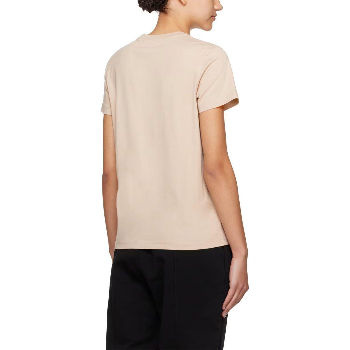 Lookbook (W) Moncler 米色刺繡Logo短袖圓領T恤 J10938C00006829HP20J