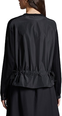 (W) Jersey Moncler Negro Casual de Punto Ajuste Suelto Cuello Redondo Manga Larga J10939C00012M1369999 Lookbook (W) Jersey Moncler Negro Casual de Punto Ajuste Suelto Cuello Redondo Manga Larga J10939C00012M1369999