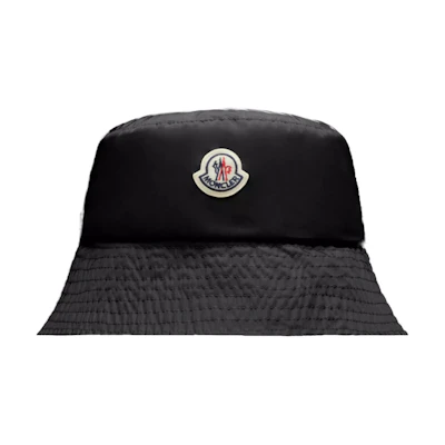 (Women) Moncler Black Cotton Solid Color Bucket Hat G20933B0001757843999