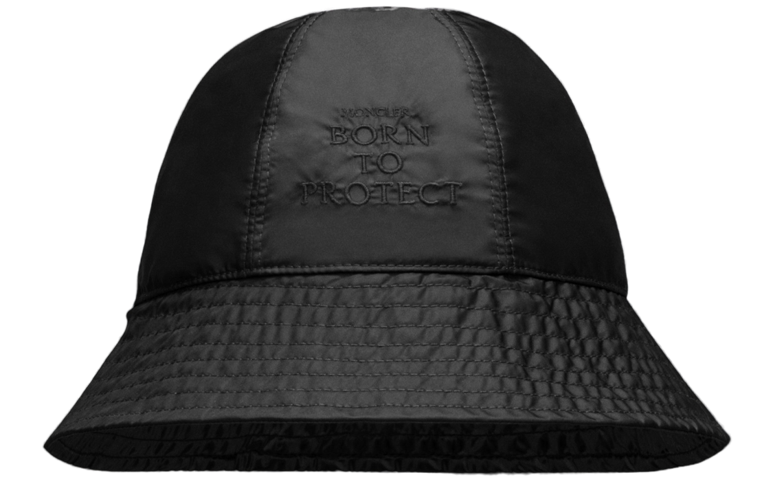 Lookbook (Women) Moncler  Black Cotton Solid Color Bucket Hat G20933B0001757843999