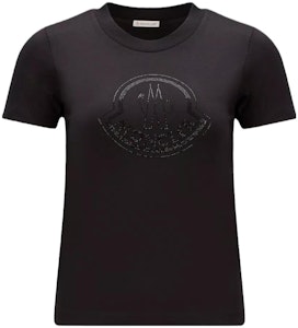 (W) Camiseta Negra Casual de Cuello Redondo Moncler. I20938C00034829FB999 Buy (W) Camiseta Negra Casual de Cuello Redondo Moncler. I20938C00034829FB999