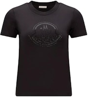 (W) Camiseta Negra Casual de Cuello Redondo Moncler. I20938C00034829FB999 Order (W) Camiseta Negra Casual de Cuello Redondo Moncler. I20938C00034829FB999