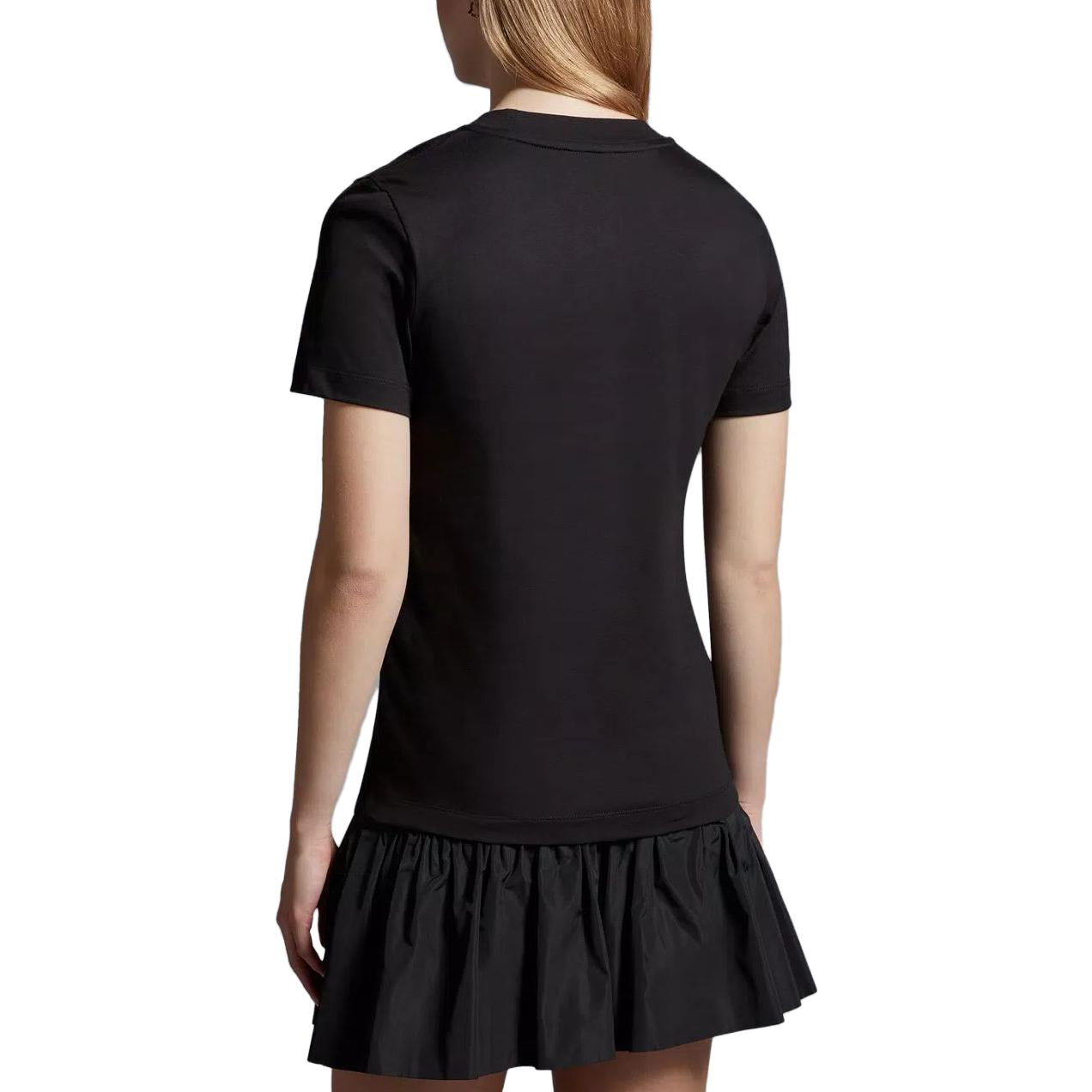 Shop (W) Camiseta Negra Casual de Cuello Redondo Moncler. I20938C00034829FB999