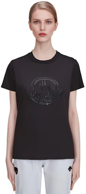 (Women) Moncler Black Crew Neck Casual T-Shirt. I20938C00034829FB999 Purchase (Women) Moncler Black Crew Neck Casual T-Shirt. I20938C00034829FB999