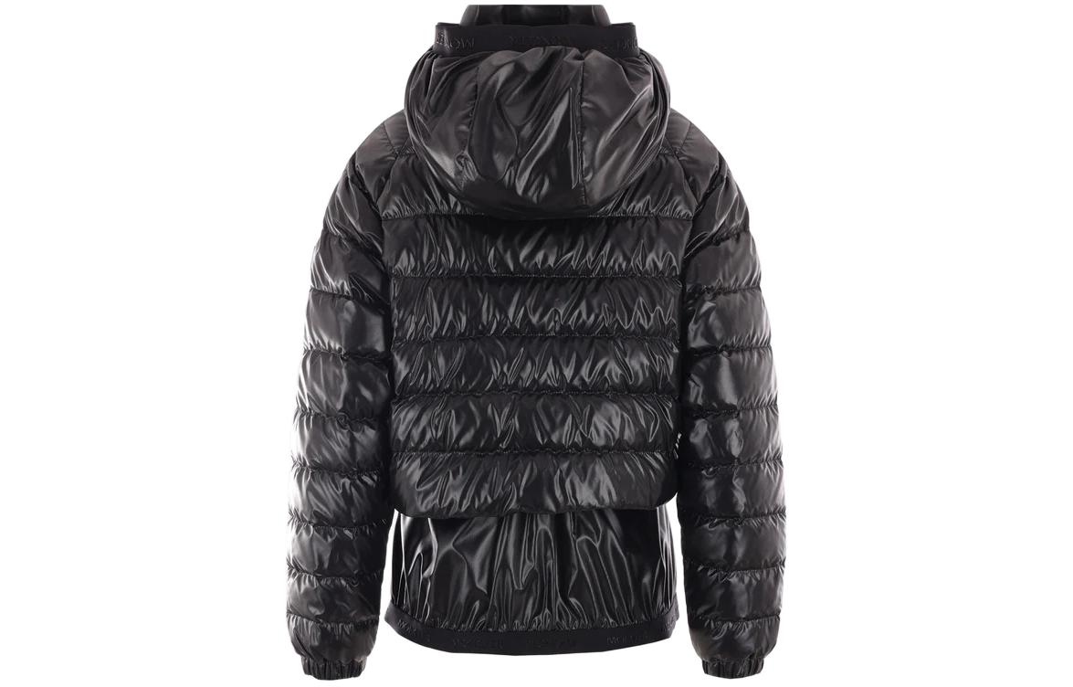 (Women) Moncler  Black Down Jacket with Hoodie and Front Zipper Closure J10931A00028595OK999 圖 3