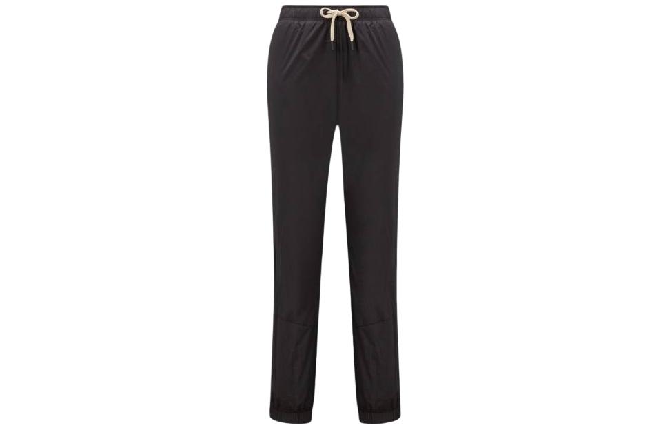 (Women) Moncler  Black Drawstring Jogger Casual Pants. I20982A00003596H5999