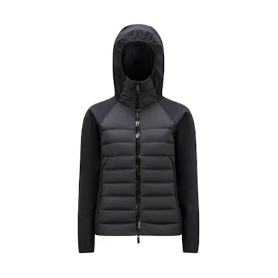 (Women) Moncler Black Fitted Hooded Down Jacket I20931A00108596IU999