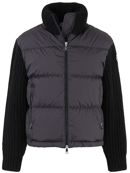 women-moncler-black-grey-wool-down-jacket-knit-pullover-cardigan-i20939-b00025-m1241999