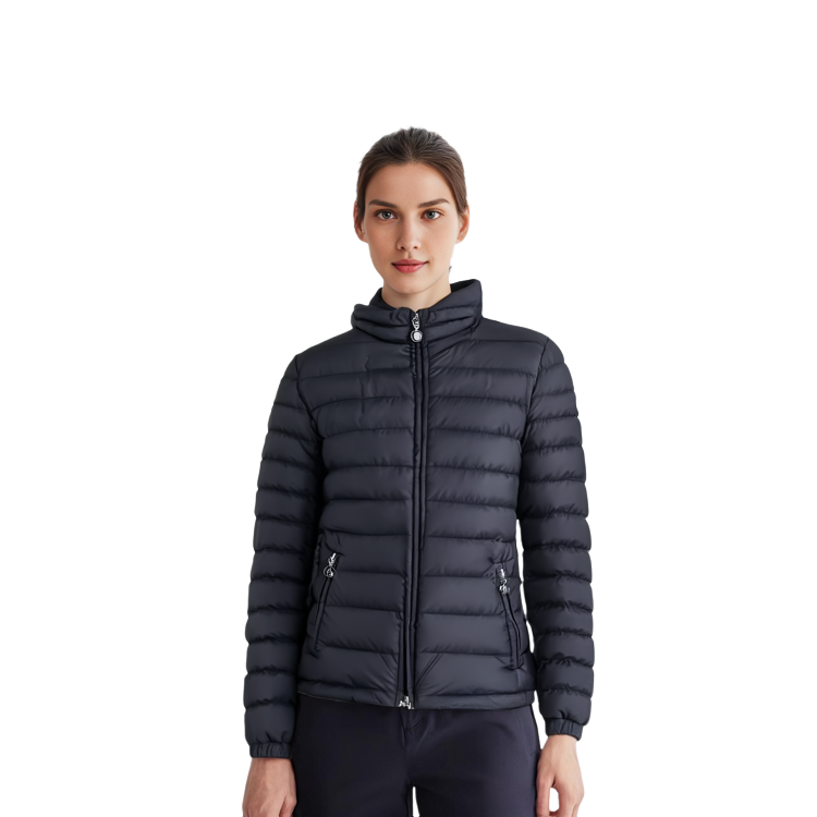 (Women) Moncler  Black High-Neck Down Jacket Long Sleeve Solid Color J10931A0003754A81999 圖 7
