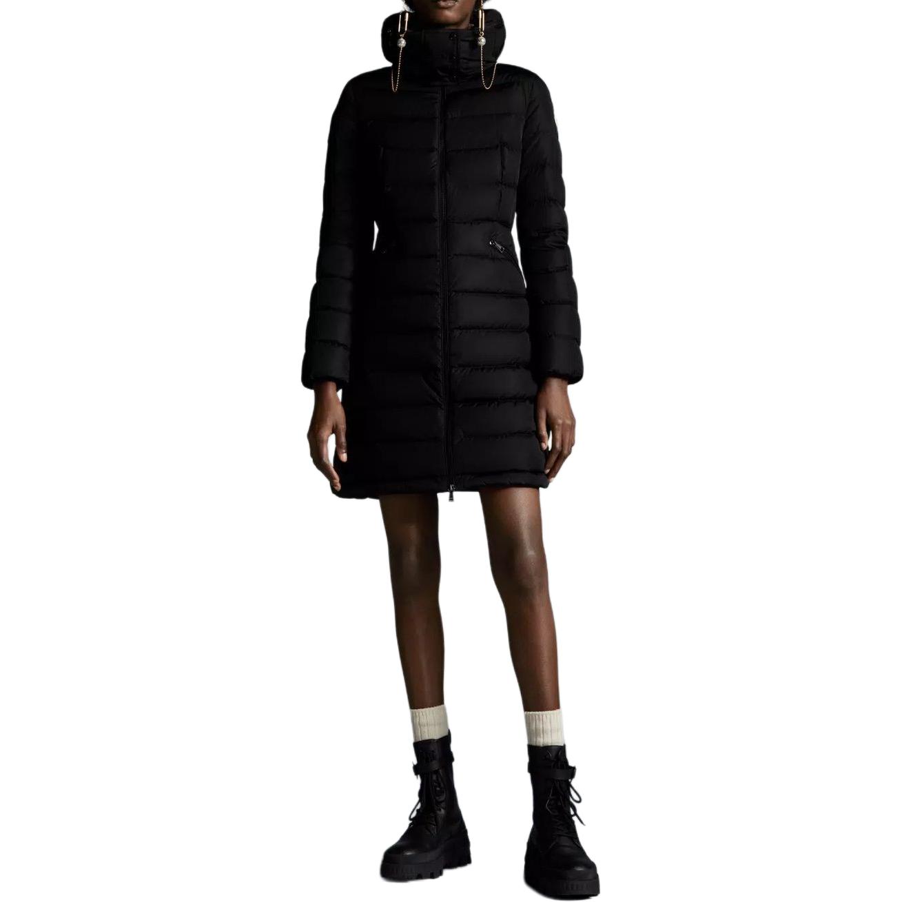 (Women) Moncler  Black High-Neck Fitted Zip-Up Down Jacket. D2093499310554155999 圖 3