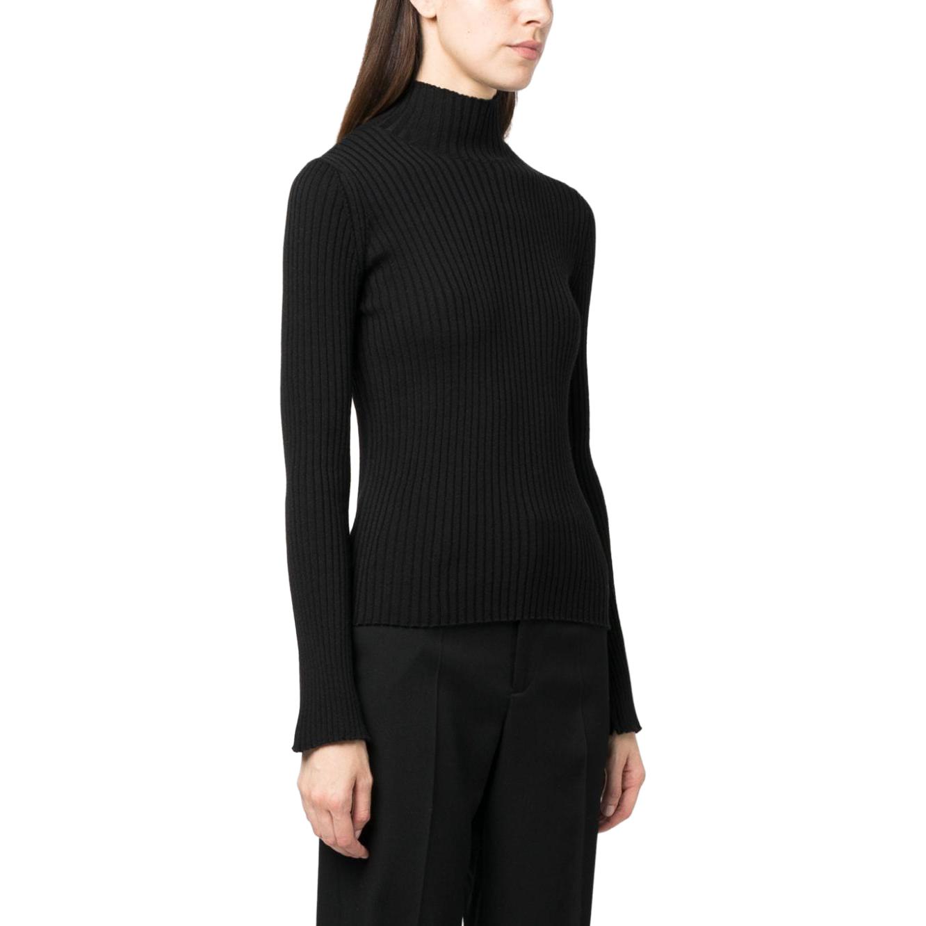 Purchase (W) モンクレール ブラック ハイネック プルオーバー 長袖 セーター. I20939F00017M1259