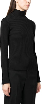 (W) モンクレール ブラック ハイネック プルオーバー 長袖 セーター. I20939F00017M1259 Purchase (W) モンクレール ブラック ハイネック プルオーバー 長袖 セーター. I20939F00017M1259