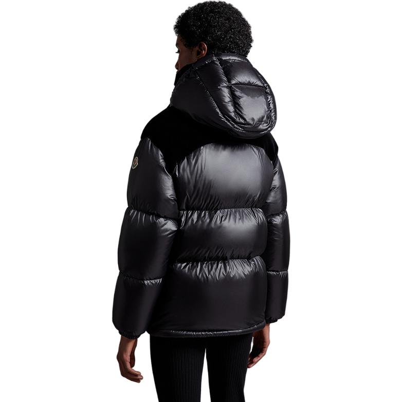 (Women) Moncler  Black Hooded Short Puffer Jacket Long Sleeve Down Coat. I20931A00049595ZZ999 圖 4