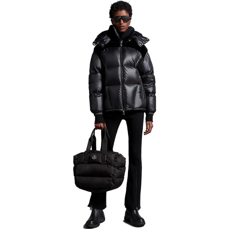 (Women) Moncler  Black Hooded Short Puffer Jacket Long Sleeve Down Coat. I20931A00049595ZZ999 圖 5