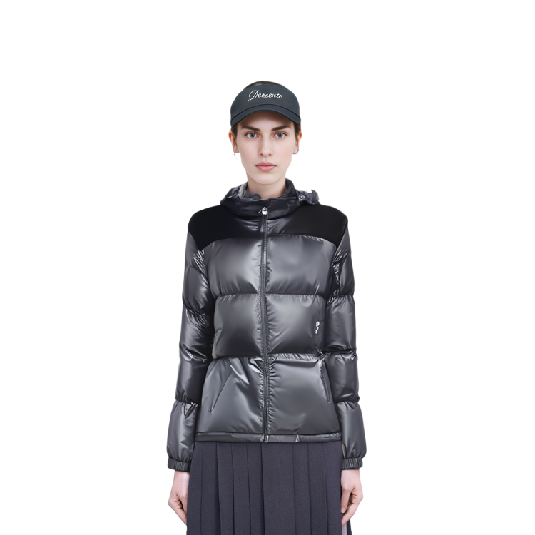 (Women) Moncler  Black Hooded Short Puffer Jacket Long Sleeve Down Coat. I20931A00049595ZZ999 圖 8