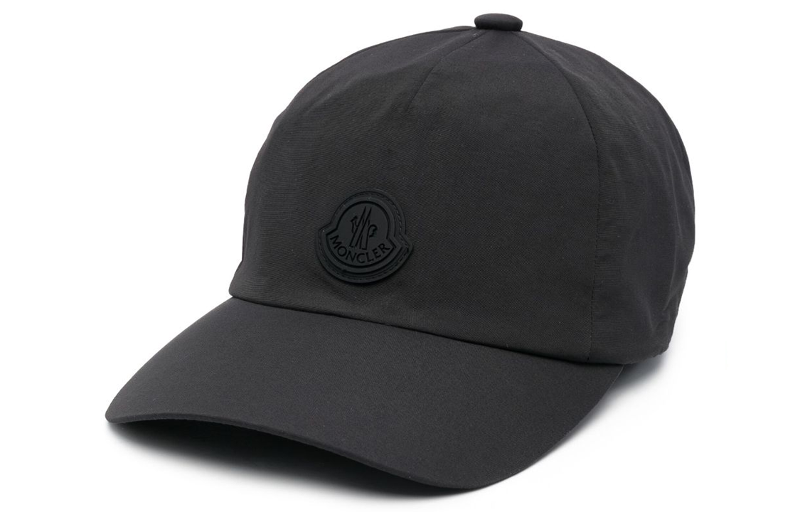 (Women) Moncler  Black Logo Baseball Cap. I20933B000090U208