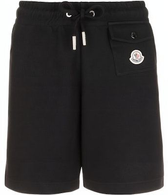 (Women) Moncler Black Logo Drawstring Casual Shorts. I10938H00001899V9999 Buy (Women) Moncler Black Logo Drawstring Casual Shorts. I10938H00001899V9999