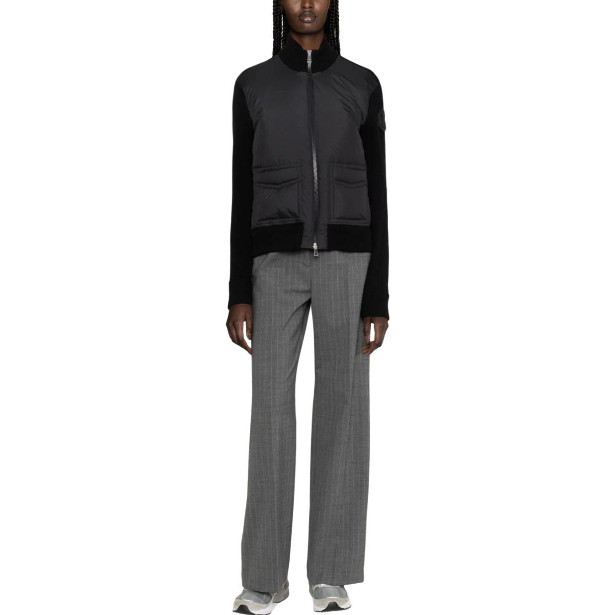 (Women) Moncler  Black Logo Patch High Collar Jacket I20939B00001M1241999 圖 3