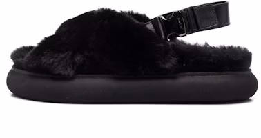 (Women) Moncler 'Black Open-Toe Fashion Slides' H209B4L00010M2199999 (Women) Moncler 'Black Open-Toe Fashion Slides' H209B4L00010M2199999