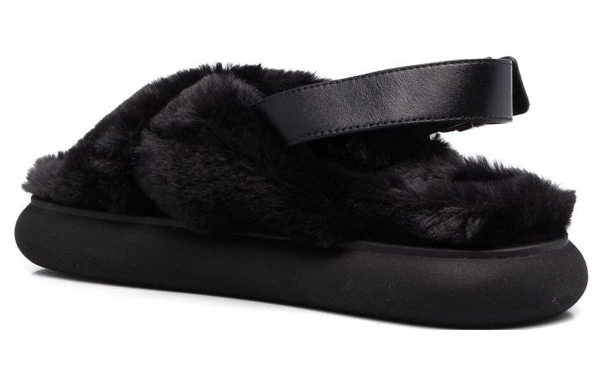 Shop (W) Moncler 'Selipar Fesyen Hujung Terbuka Hitam' H209B4L00010M2199999