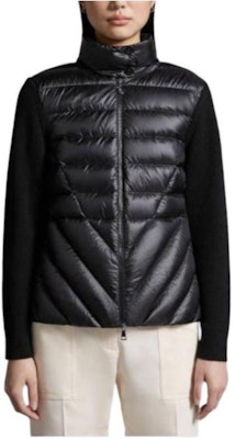 (W) 몽클레어 블랙 스탠드 칼라 지퍼 디자인 패딩 재킷. J10939B00008M1241999 Lookbook (W) 몽클레어 블랙 스탠드 칼라 지퍼 디자인 패딩 재킷. J10939B00008M1241999