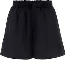 (Women) Moncler Black Relaxed Fit Elastic Waist Casual Shorts. J10932B00010597LQ999 (Women) Moncler Black Relaxed Fit Elastic Waist Casual Shorts. J10932B00010597LQ999