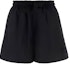 Buy (Women) Moncler Black Relaxed Fit Elastic Waist Casual Shorts. J10932B00010597LQ999