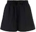 Order (Women) Moncler Black Relaxed Fit Elastic Waist Casual Shorts. J10932B00010597LQ999