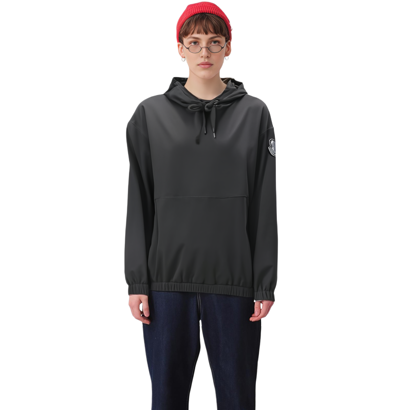 (Women) Moncler  Black Satin Hoodie I20932G00003596WF999 圖 5