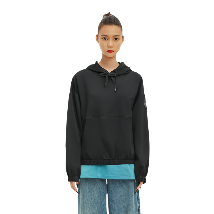 (Women) Moncler  Black Satin Hoodie I20932G00003596WF999 圖 6