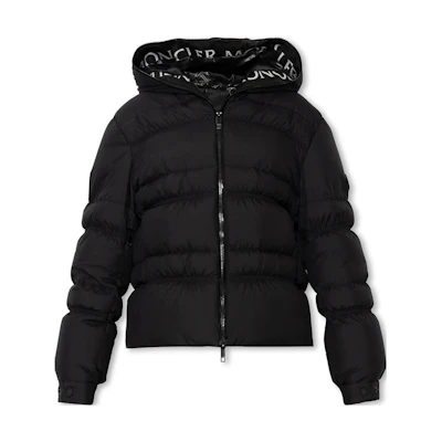 (Women) Moncler Black Solid Color Down Jacket with Zipper. I20931A00024596IU999