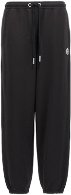 (Women) Moncler Black Solid Color Elastic Jogger Knit Sweatpants. 8H0001289A1K999 Order (Women) Moncler Black Solid Color Elastic Jogger Knit Sweatpants. 8H0001289A1K999