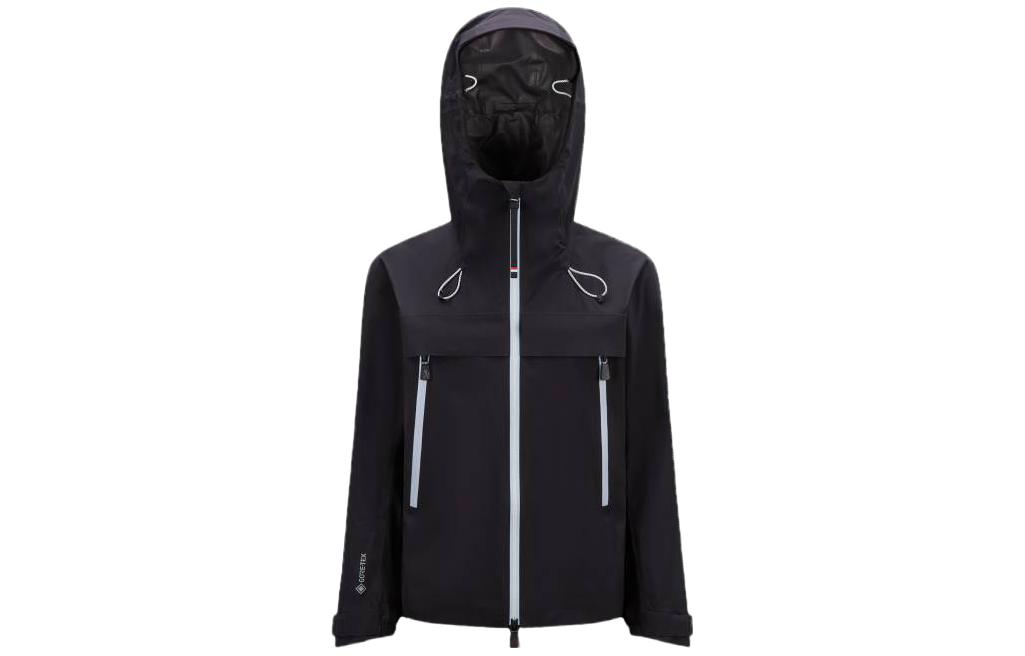 (Women) Moncler  Black Solid Color Hooded Long Sleeve Jacket. I10981A0000254AL5999