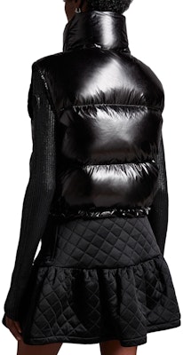 (W) 蒙克莱 黑色纯色立领拉链无袖马甲夹克 I20931A00057596WH999 Purchase (W) 蒙克莱 黑色纯色立领拉链无袖马甲夹克 I20931A00057596WH999