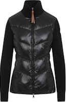 (Women) Moncler Black Solid Color Zipped Long Sleeve Down Jacket J20939B00041M1241999 (Women) Moncler Black Solid Color Zipped Long Sleeve Down Jacket J20939B00041M1241999