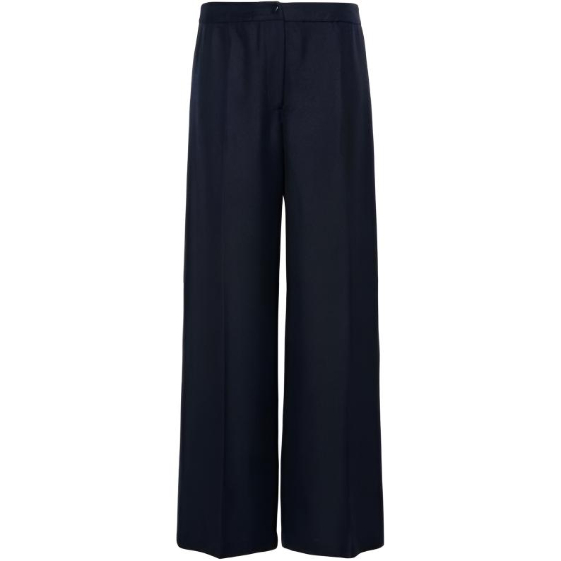 (Women) Moncler  Black Straight-Leg Mid-Rise Casual Long Pants. J10932A00009597DR