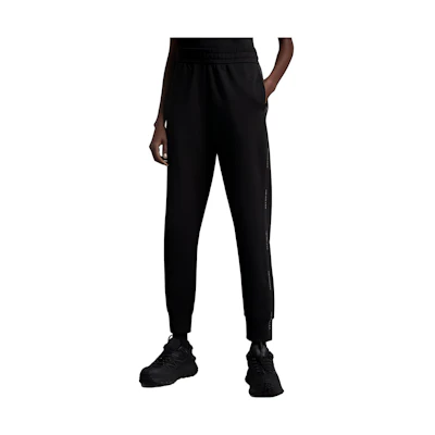 (Women) Moncler Black Sweatpants with Logo Print and Solid Color Design. I10938H00003809KR999